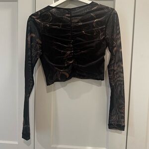 All Saints Mesh Snake Crop Top - worn for Eras Tour Reputation theme